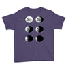 the phases of the moon of laika dog Youth Tee