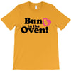 Bun in the Oven with Heart Baby Girl T-Shirt