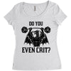 ancient swole'd dragon (black) Women's Triblend Scoop T-shirt
