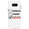 too busy playing fortnite (black) Samsung Galaxy S8