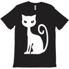 white cat funny T-Shirt