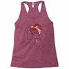 breast cancer girl power Racerback Tank