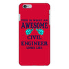 awesome civil engineer looks like iPhone 6/6s Plus Case