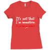 it's not that i'm immature Ladies Fitted T-Shirt