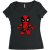 deadpool robot Women's Triblend Scoop T-shirt