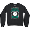 I Love Someone With Liver Cancer To The Moon And Back Crewneck Sweatshirt