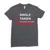 Too Busy Playing Fortnite Ladies Fitted T-Shirt