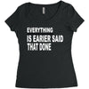 everything Women's Triblend Scoop T-shirt