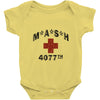 mash 4077th tv division vintage style Baby Onesie