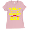 strongest dad Ladies Fitted T-Shirt