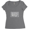 assistant to the regional manager Women's Triblend Scoop T-shirt