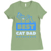 proud cat dad Ladies Fitted T-Shirt