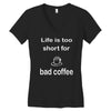 coffee (2) Women's V-Neck T-Shirt