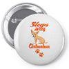 Sleeps With Chihuahua Pin-back button