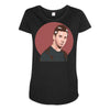 Messi Maternity Scoop Neck T-shirt