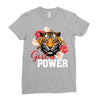 Girl Power White Write Ladies Fitted T-Shirt