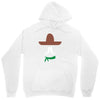 ladies sombrero  funny retro mexico mustache designer Unisex Hoodie