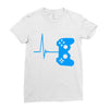 game heart beat Ladies Fitted T-Shirt