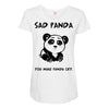 you make me a sad panda Maternity Scoop Neck T-shirt