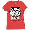 obese (collab with jay hai) Ladies Fitted T-Shirt
