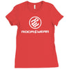 rocawear records hip hop Ladies Fitted T-Shirt