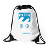 blur milk coffee and tv rock music band Drawstring Bags