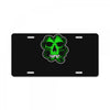 celtic green clover skull patch, irish biker patches License Plate