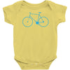 cycling bikes bike cycle riding retro sticker transfer tv funny iron o Baby Onesie