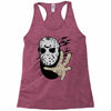 hockey mask halloween Racerback Tank