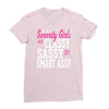 classy sassy Ladies Fitted T-Shirt