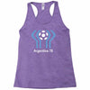 argentina 78 world cup 1978 retro football Racerback Tank