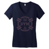 train hard Women's V-Neck T-Shirt