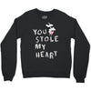 you stole my heart 4 Crewneck Sweatshirt
