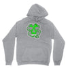 celtic green clover skull patch, irish biker patches Unisex Hoodie