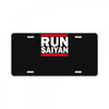 run saiyan License Plate