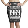 vintage made in 1969 perfectly aged a living legend Pencil Skirts