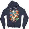 the ultimate bomb Zipper Hoodie