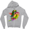 iguana Zipper Hoodie