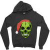 santa clous skeleton Zipper Hoodie