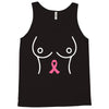 breast with pink ribbon Tank Top