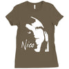 nico retro velvet underground in stock Ladies Fitted T-Shirt