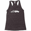 evolution of man, lada niva Racerback Tank