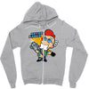 mayor lazer Zipper Hoodie