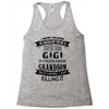 Super Cool Gigi Of A Freaking Awesome Grandson Racerback Tank