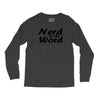 nerd is the word Long Sleeve Shirts