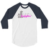 lady firefighter 3/4 Sleeve Shirt