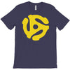 45 rpm vinyl record t shirt dj music records mens ladies tee funny T-Shirt