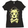 adorable crossbones Ladies Fitted T-Shirt