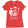 the lunar year of rooster Ladies Fitted T-Shirt