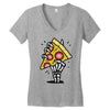 pizza Women's V-Neck T-Shirt